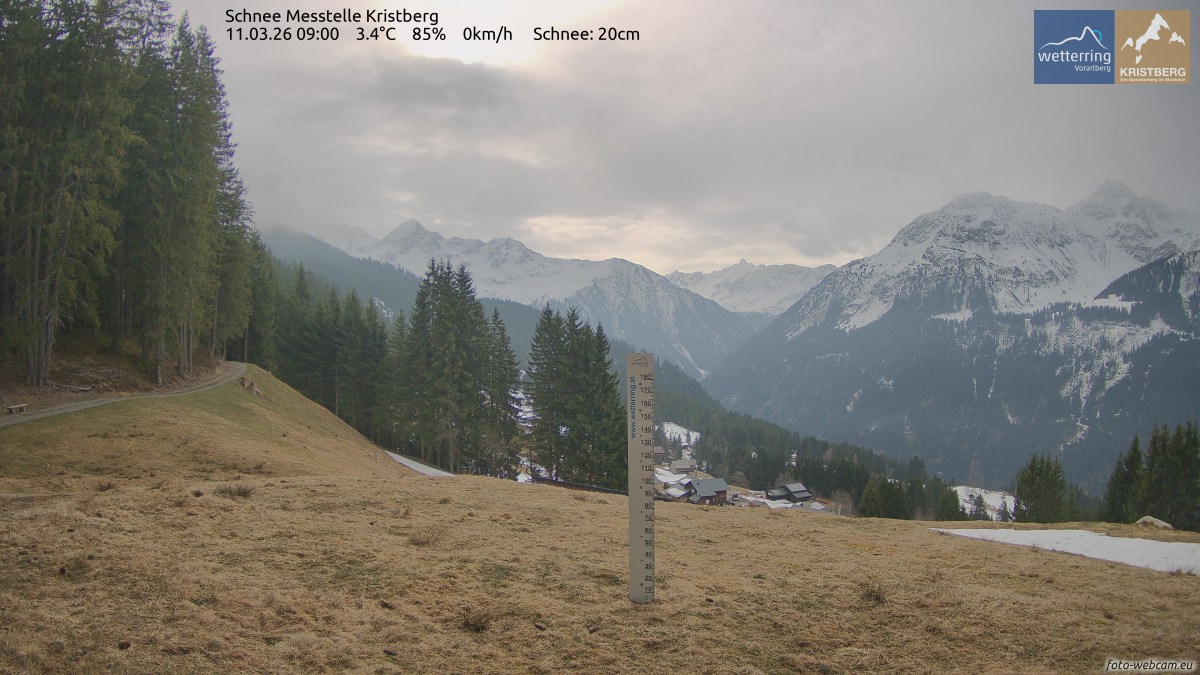 Schnee Messtelle Kristberg