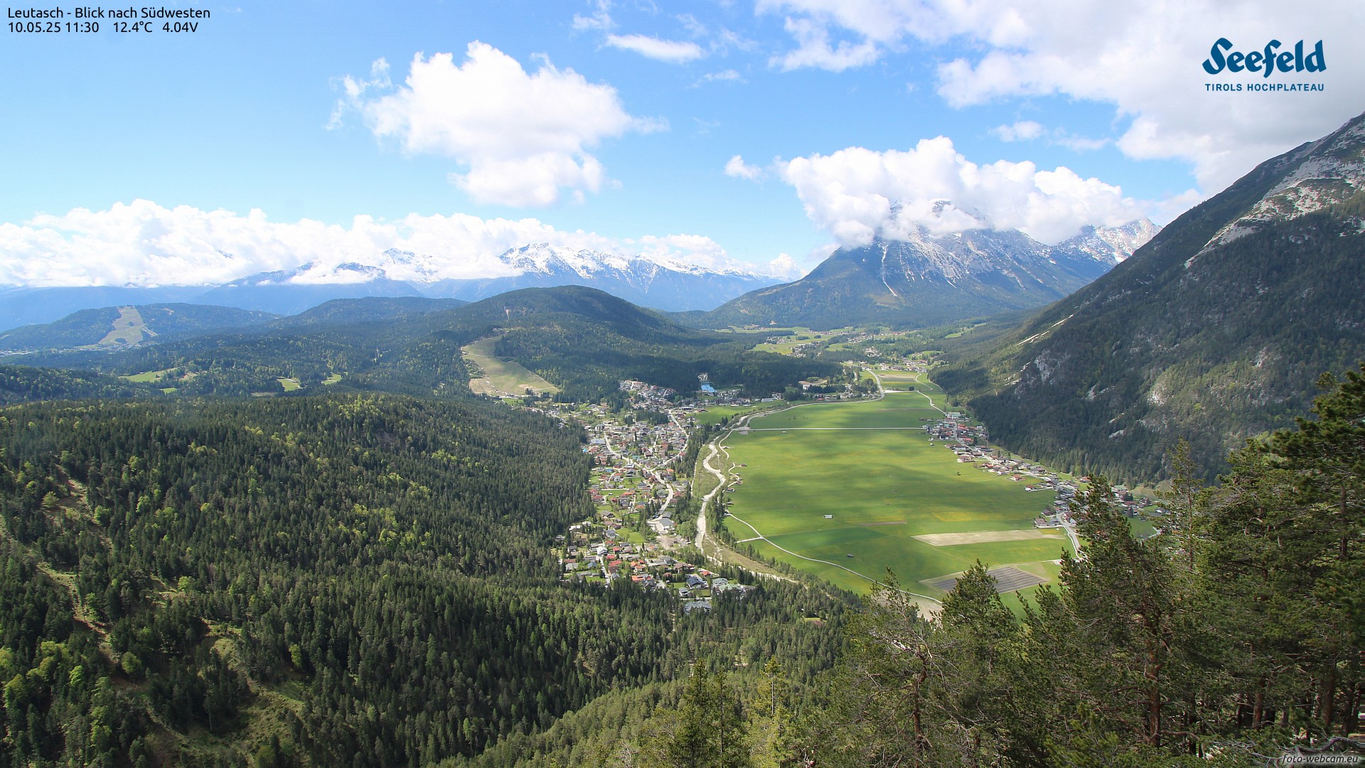 Leutasch Südwesten, Quelle: foto-webcam.eu