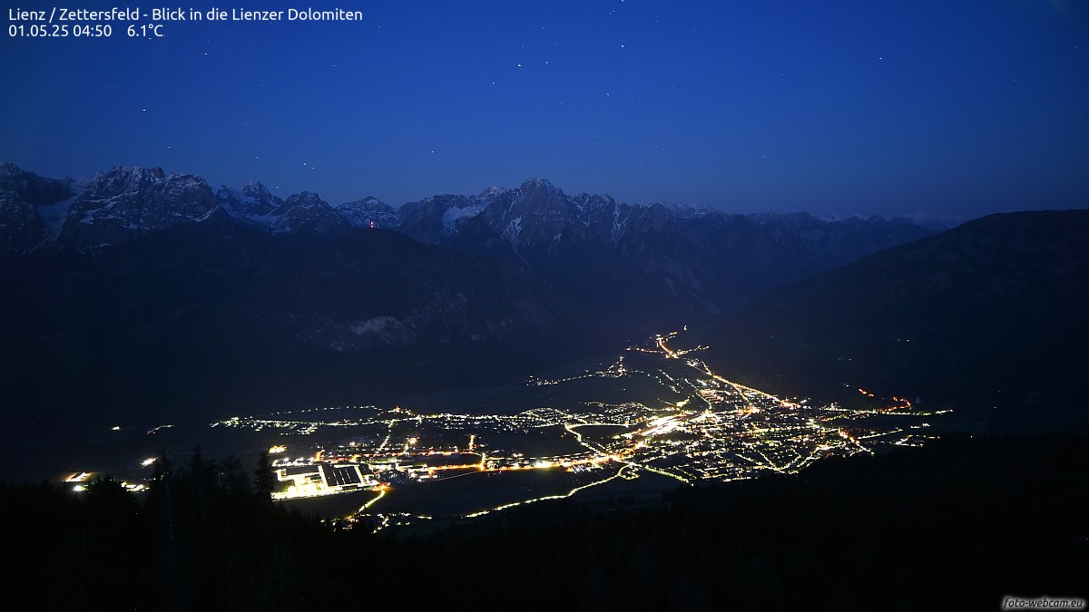 Lienz webcam - Zettersfeld panorama