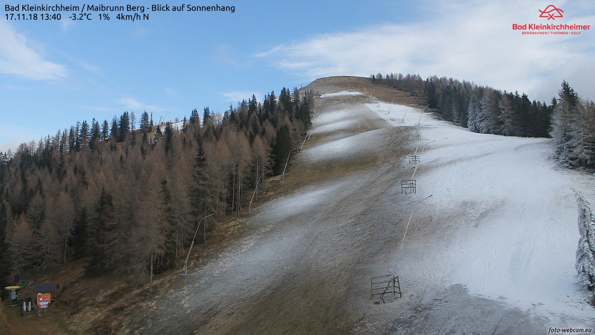 Bad Kleinkirchheim / Maibrunn Berg - Blick auf Sonnenhang - Foto-Webcam.eu