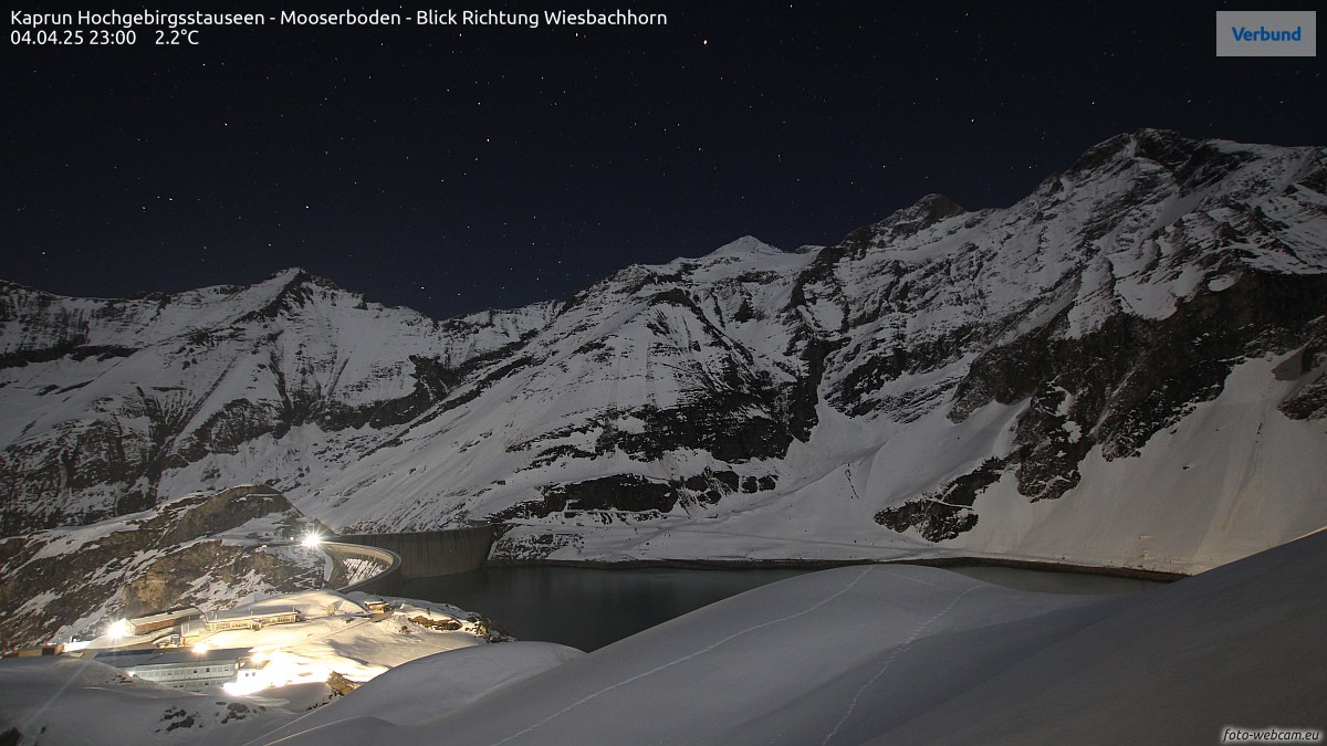 Webcam Lago artificiale in quota a Kaprun