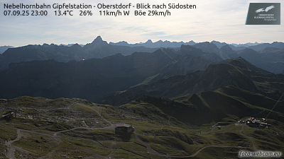 Bild: Nebelhorn Gipfelstation