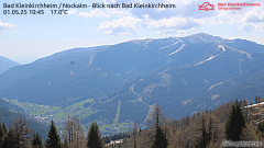 Webcam Nockalm - Blick Kaiserburg - Skigebiet