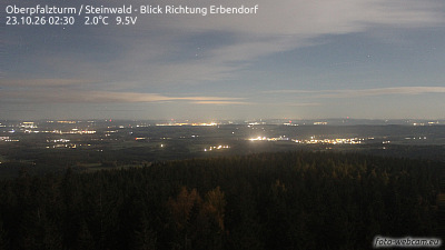 Aktuelles Webcambild: Oberpfalzturm / Steinwald - Blick Richtung Erbendorf