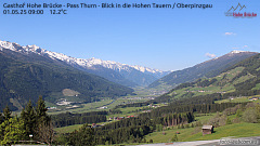 Webcam Pass Thurn - Gasthof Hohe Brücke - Mittersill - Pinzgau