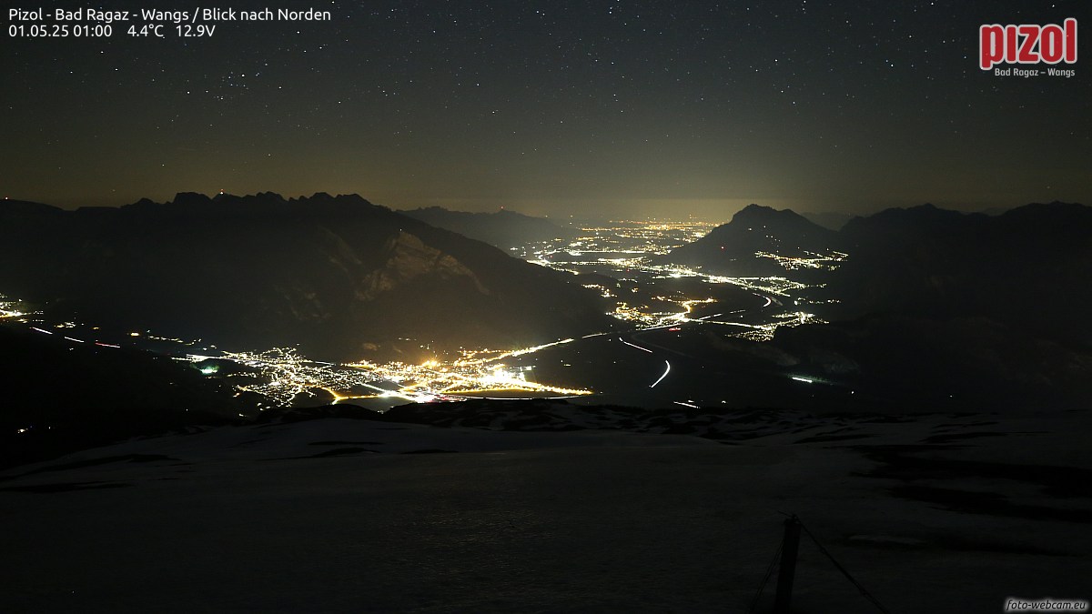 Bad Ragaz webcam - Pizol