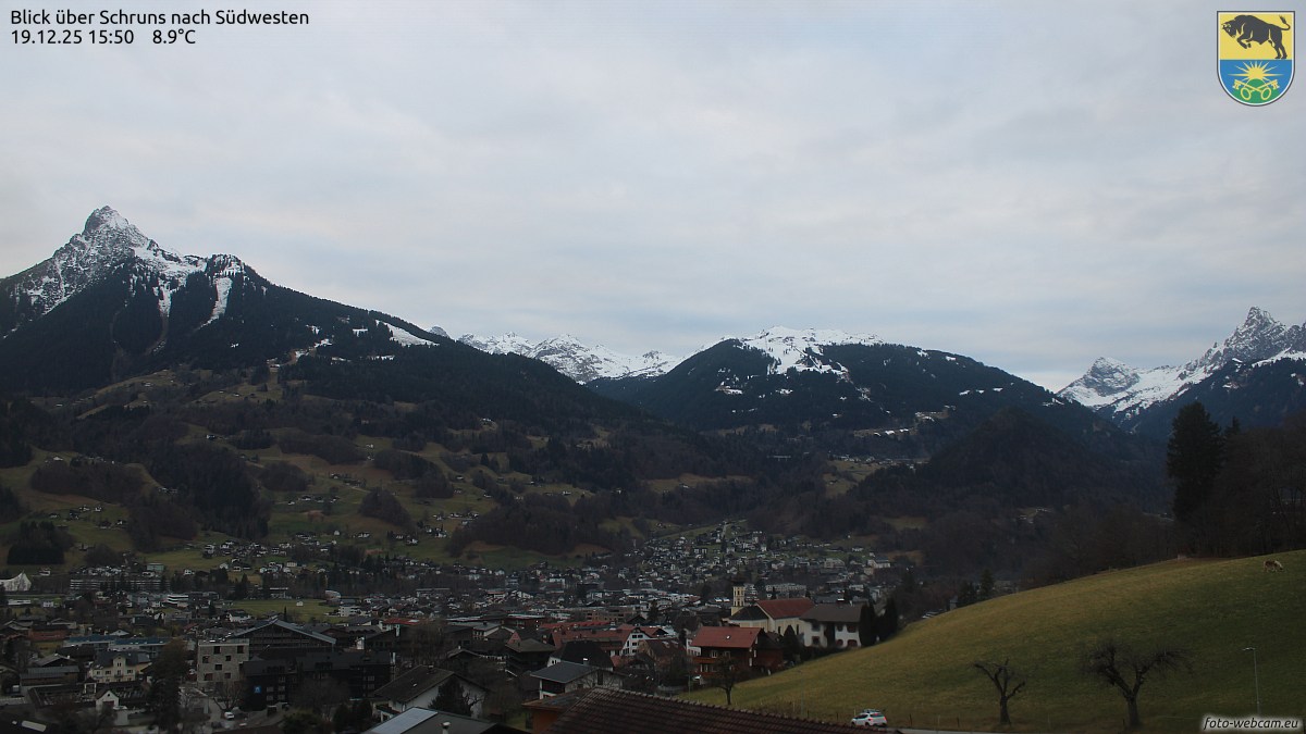 Marktgemeinde Schruns auf 735 m Seehöhe
