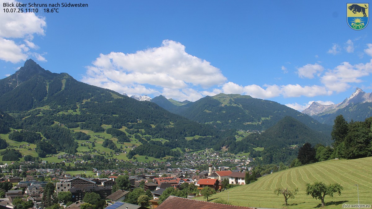 Marktgemeinde Schruns auf 735 m Seehöhe