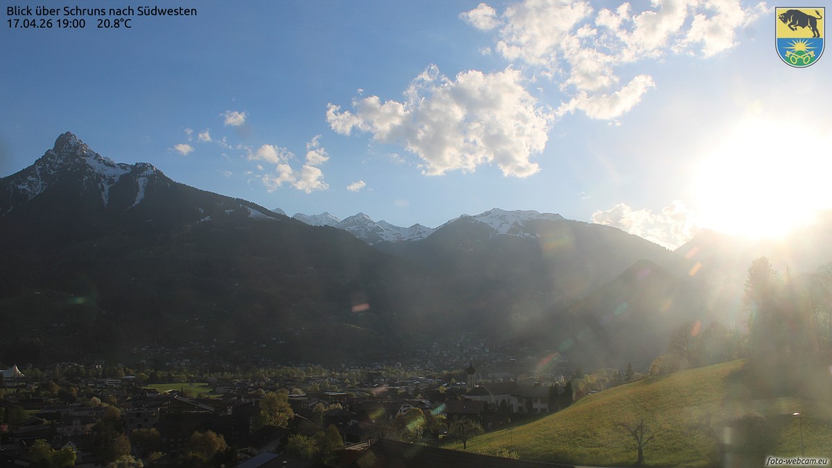 Marktgemeinde Schruns auf 735 m Seehöhe