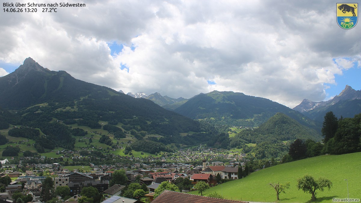 Marktgemeinde Schruns auf 735 m Seehöhe
