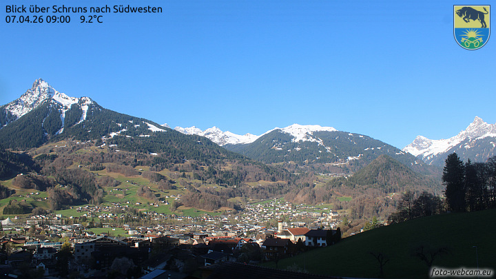 Blick über Schruns