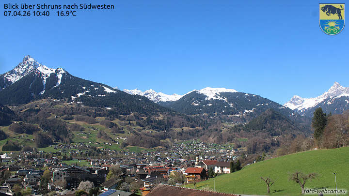 Blick über Schruns