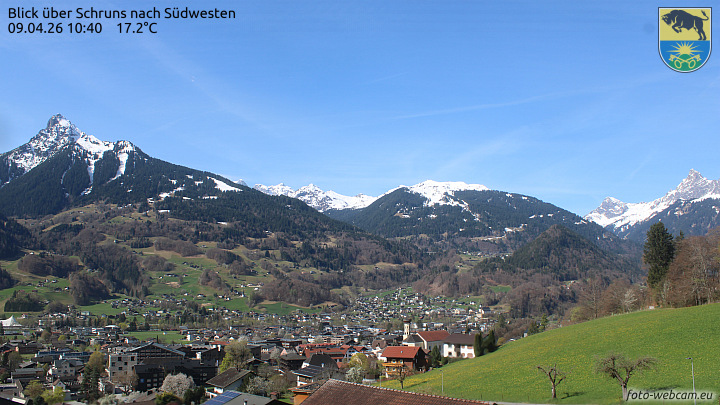 Blick über Schruns