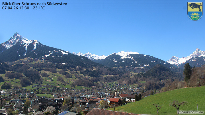 Blick über Schruns