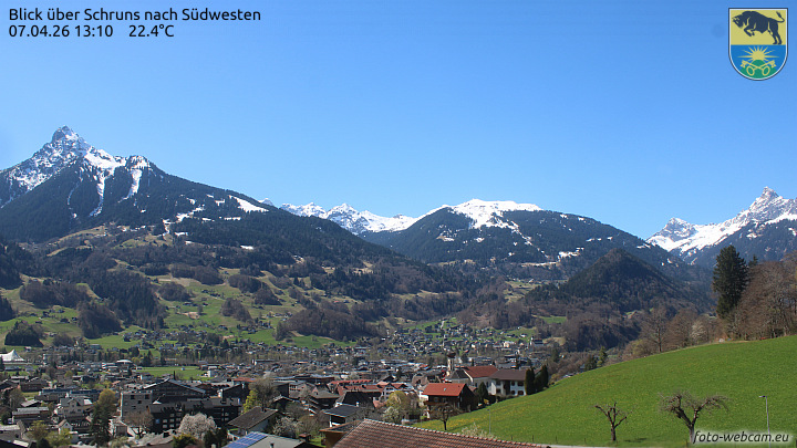 Blick über Schruns