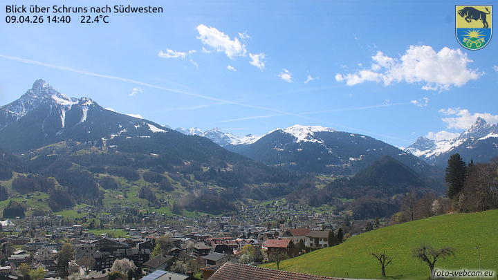 Blick über Schruns