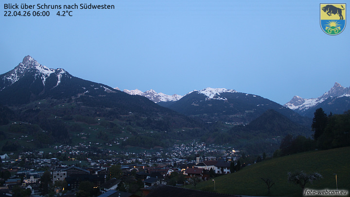 Blick über Schruns