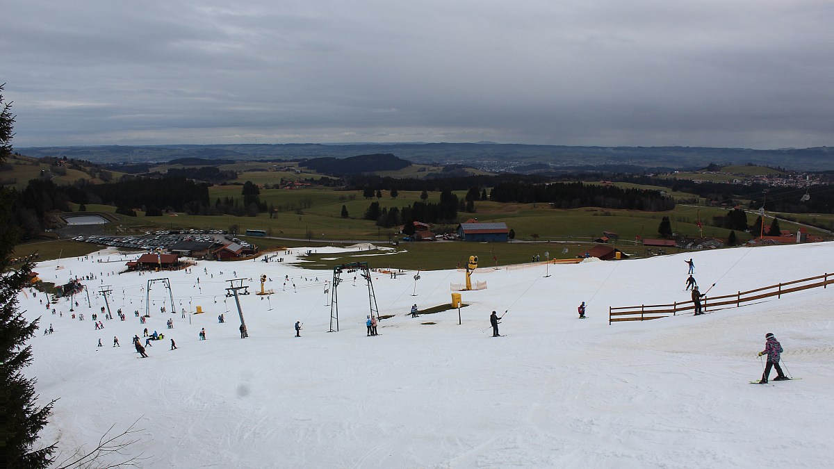 Schwärzenlifte - Eschach / Oberallgäu - Blick zum Gletschergumpen und ...