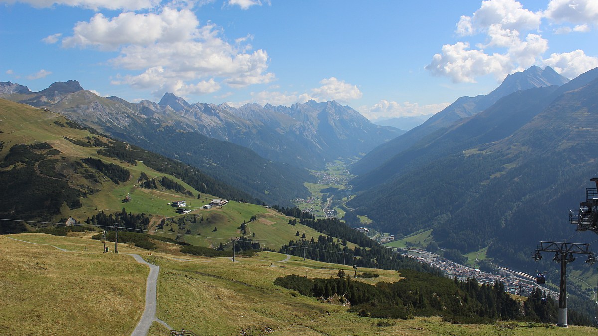 St. Anton am Arlberg / Galzig Blick nach Osten Fotocam.eu