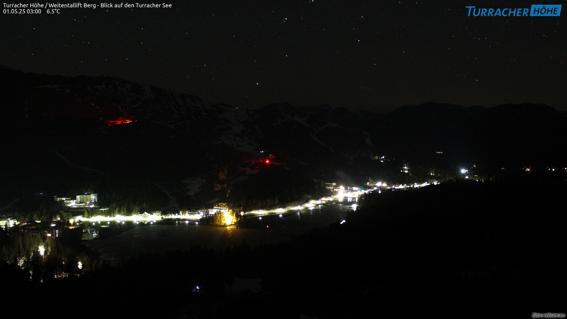 Turracher Höhe / Weitentallift Berg 1.970 m - Blick auf den Turracher See