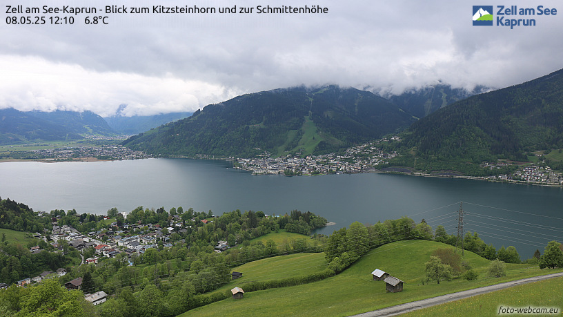 WEBkamera Zell am See - od severovýchodu WEBkamera Zell am See - od severovýchodu