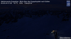 Webcam Zugspitze Süd - Garmisch-Partenkirchen - Grainau - Skigebiet Zugspitze