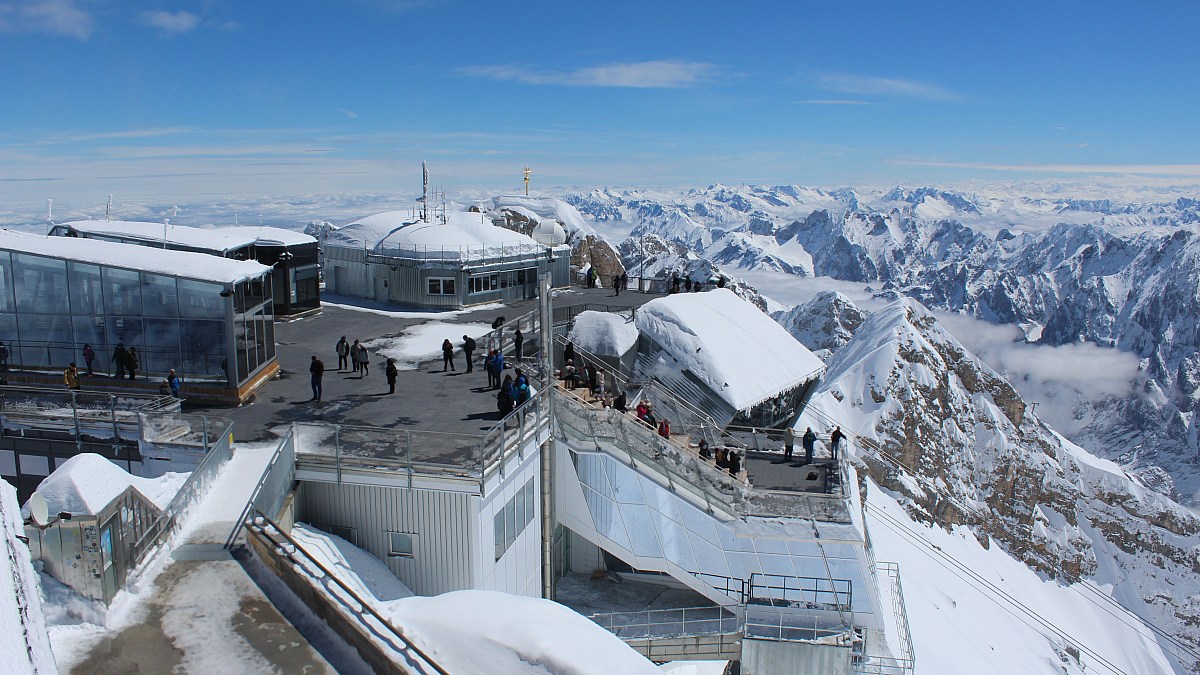 Wetterwarte Zugspitze Blick ber Den Gipfel Nach Osten Foto Webcam eu